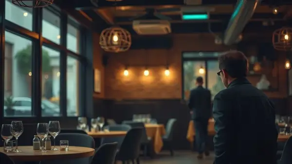 Kırklareli Meyhanelerinde Akustik Uyum ve Ses Limitleri — Kırklareli meyhaneleri, yağmurlu günlerde iç mekan (öne çıkan görsel)