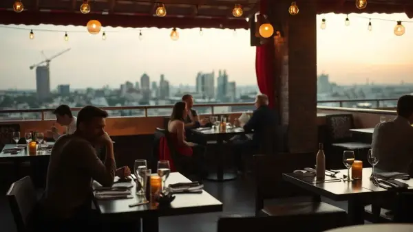 Rooftop Barlarda Canlı Müzik ve Akustik Uyum — rooftop bar akustik düzenlemeleri, canlı müzik gürültü kontrolü (öne çıkan görsel)